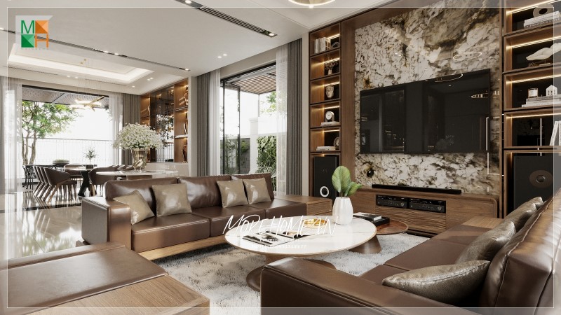 Thiết kế nội thất biệt thự Quảng Ninh